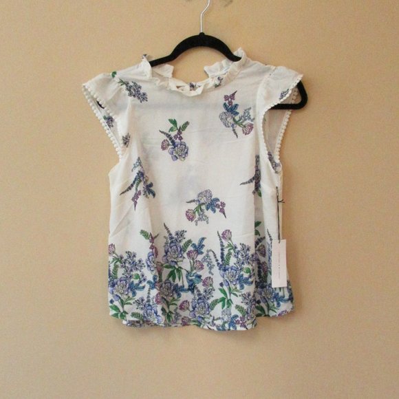 Crescent & Willough  Flower Blouse size - Picture 4 of 8